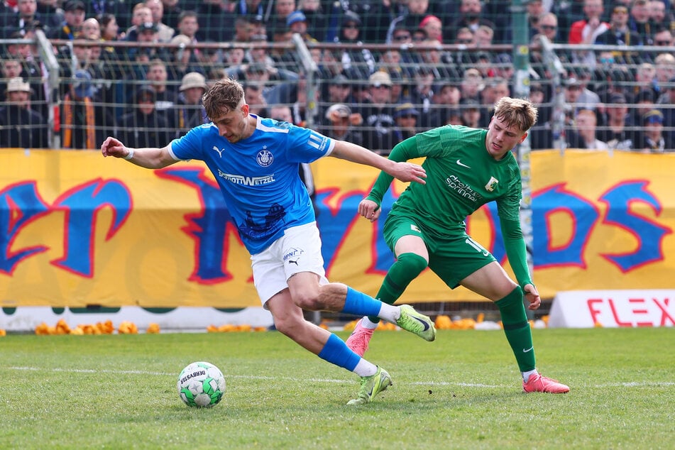 Weite Teile der Partie zwischen Chemie Leipzig und Lok Leipzig waren extrem ausgeglichen.