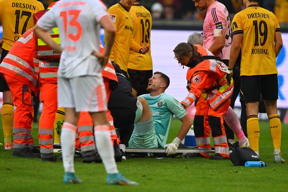 Dynamos Notenbester, Lennart Grill (26, M.), kam nicht mehr zum Einsatz.