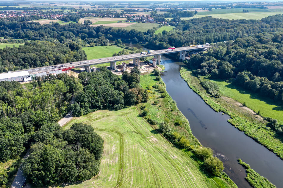 Bau der neuen Muldebrücke für A14 bei Grimma: So geht es voran