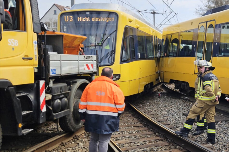 Stadtbahn-Kollision in Stuttgart: 150.000 Euro Schaden