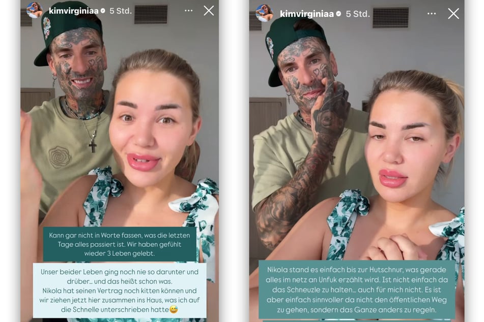 Kim Virginia (30) und Nikola Glumac (29) verkündeten am Dienstag ihr Liebes-Comeback.