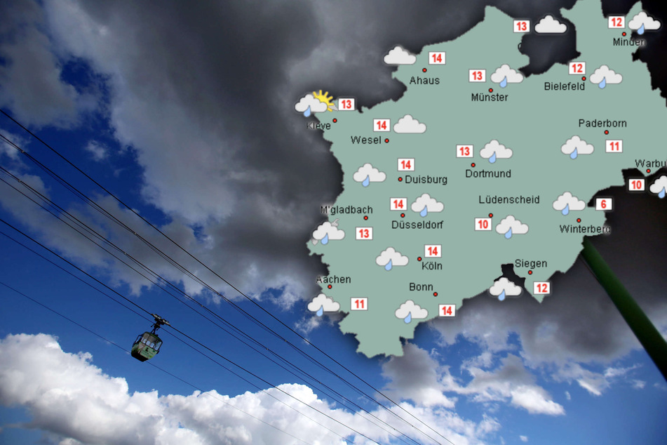 Wolken, Regen und frischer Wind: Der Frühling lässt in NRW auf sich warten