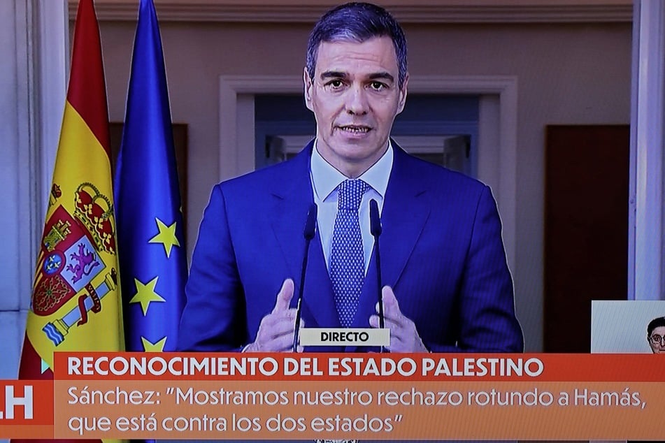 Die linksgerichtete spanische Regierung um Pedro Sánchez (52) hält die umstrittene Anerkennung eines Palästinenserstaates für eine "historische Entscheidung".