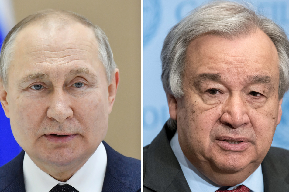 Wladimir Putin (l. 69) gilt als unberechenbar. Kann ihn UN-Generalsekretär Antonio Guterres (72) erreichen?