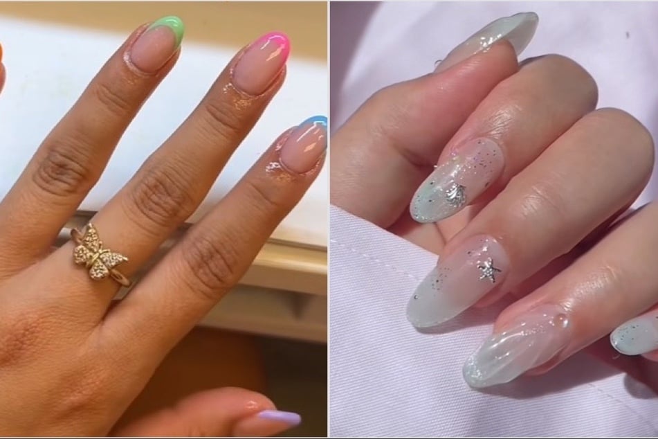 From chrome colors to jelly manicures, this summer is going to be a hot one with these trendy nail designs.