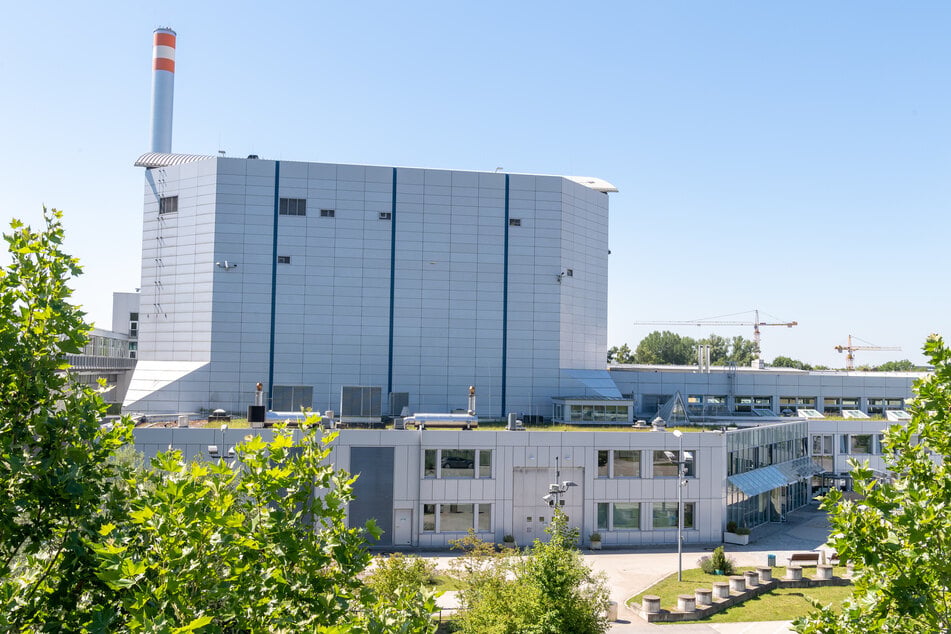 Der Forschungsreaktor München II (FRM II) auf dem Gelände der Technischen Universität München (TUM).