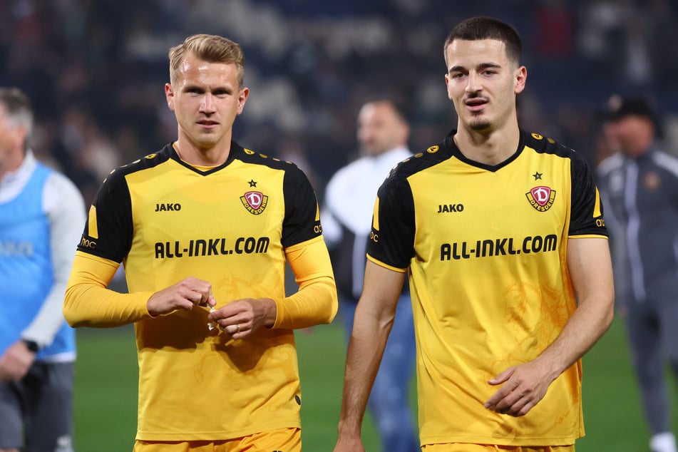 Bei der SGD avancierte Andi Hoti (22, r.) in der Rückrunde schnell zur Stammkraft und absolvierte zehn Spiele, ehe er sich verletzte.