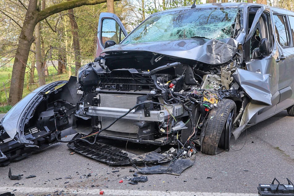 Hund ausgewichen? Auto kracht gegen Hausecke, Fahrer schwer verletzt