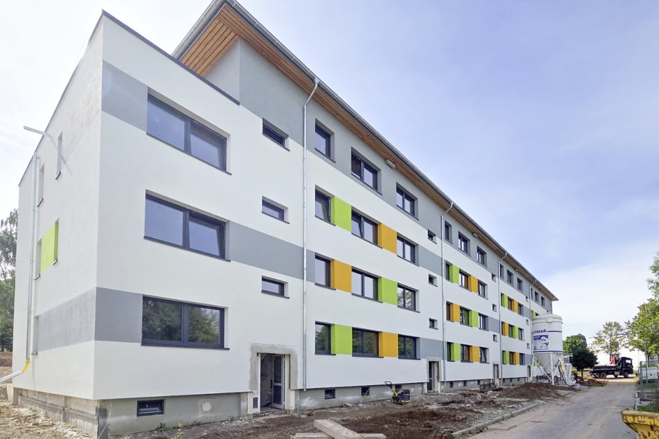In diesem Haus entstehen gerade tolle neue Wohnungen in Zwickau