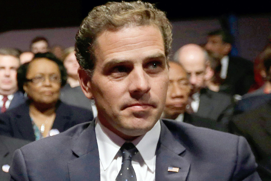 Danville: Hunter Biden wartet 2012 auf den Beginn einer Debatte mit seinem Vater Joe Biden, dem damaligen US-Vizepräsidenten, am Centre College.