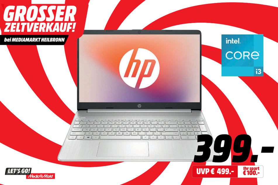 HP-Notebook für 399 statt 499 Euro.