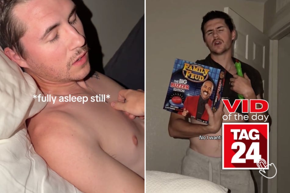 Viral Video of the Day for April 30, 2026: Wife catches husband sleepwalking in funniest way possible