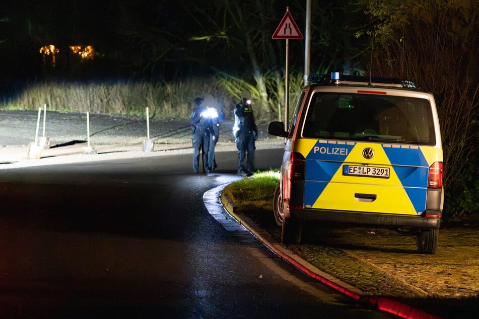 Die Polizei suchte mit einem größeren Aufgebot nach den Flüchtigen.