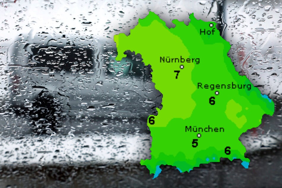 Das Wetter in München und Bayern zeigt sich laut dem DWD am Montag nicht von seiner angenehmen Seite.