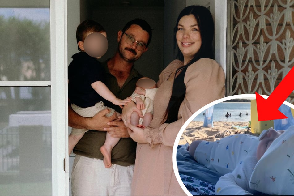 Mutter lässt Baby allein am Strand und geht schwimmen: Jetzt wehrt sie sich gegen Kritik