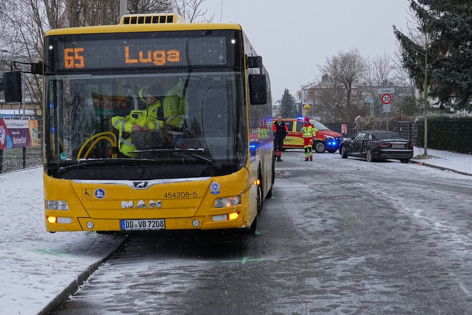 Am Sonntagnachmittag hat es auf der Pirnaer Landstraße gekracht.