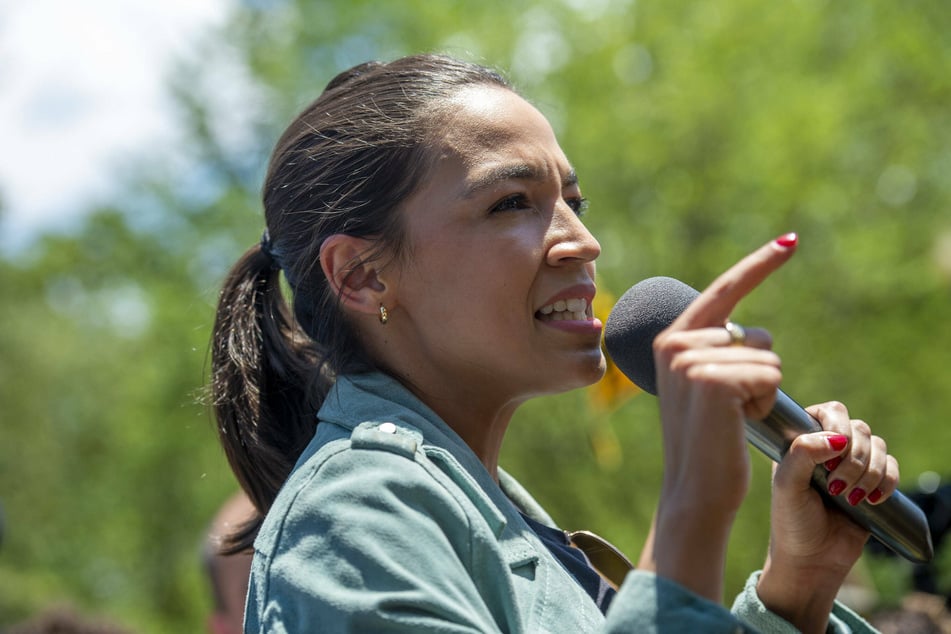 New York Rep. Alexandria Ocasio-Cortez called out Manchin on Twitter for allegedly holding weekly strategy meetings with fossil fuel companies and their lobbyists.