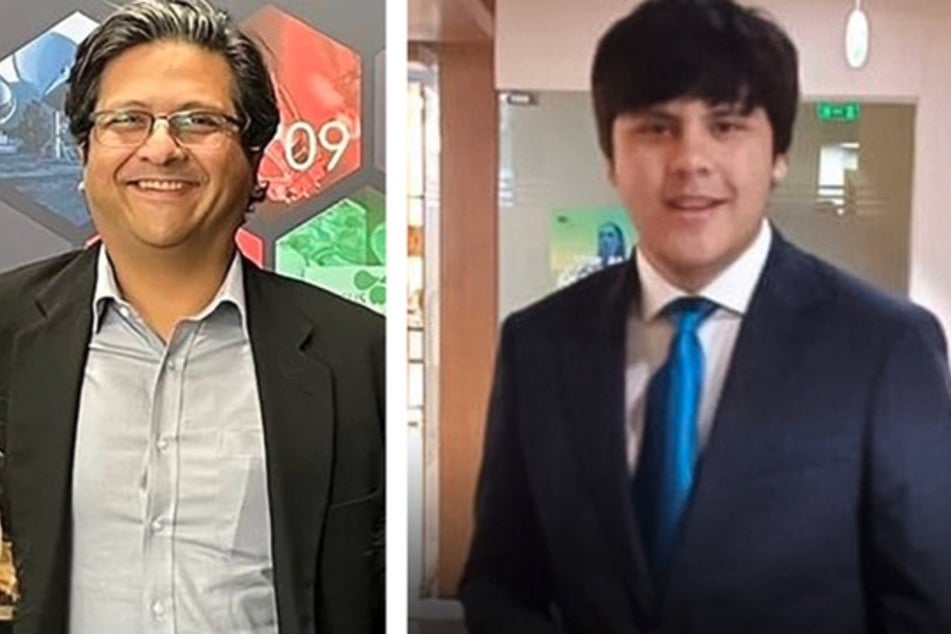 Shahzada Dawood (†48, l.) und sein Sohn Suleman (†19) kamen bei dem Unglück ums Leben.