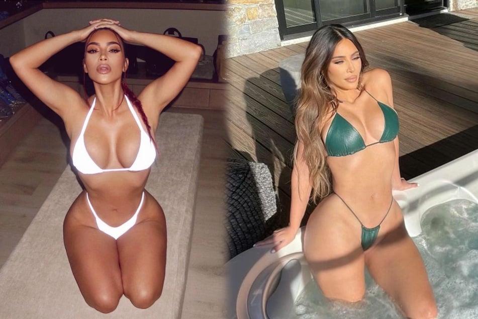 Kim Kardashian begeistert im winzigen Bikini Millionen von Instagram-Fans