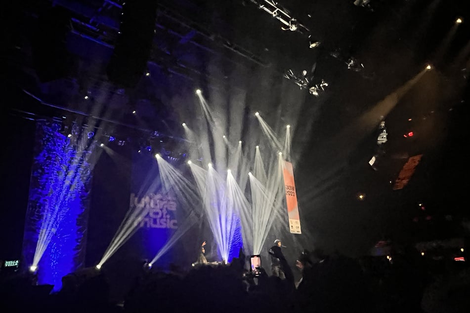 SABA got the SXSW crowd at ACL Live hype ahead of JID's closing set at Rolling Stone's Future of Music showcase.