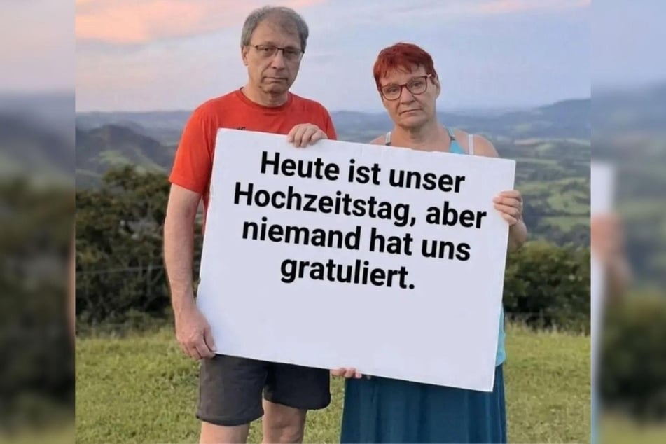 Diese Foto-Montage sorgt für Ärger bei den "Bauer sucht Frau"-Stars Ulrike (58) und Heiko (57).