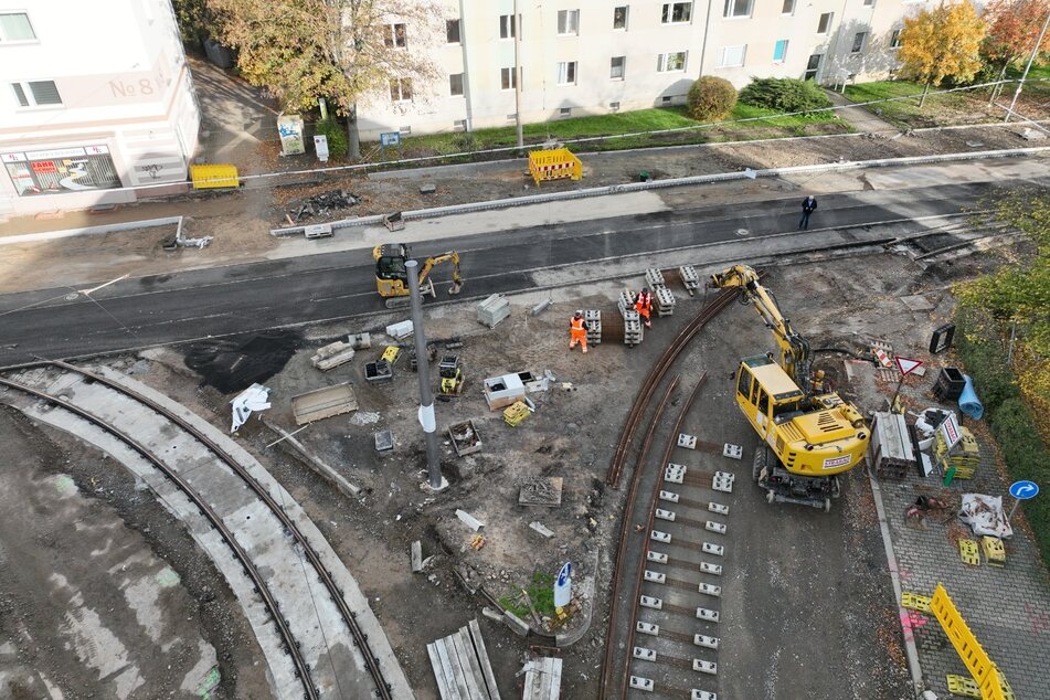 Lange zogen sich die Bauarbeiten zwischen der Diezmannstraße und Schönauer Straße hin, jetzt konnten sie größtenteils beendet werden.