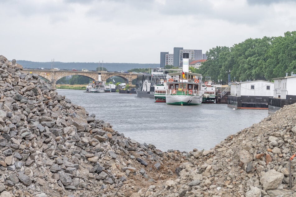 Ab Anfang September könnte wieder Schifffahrt auf der Elbe stattfinden.