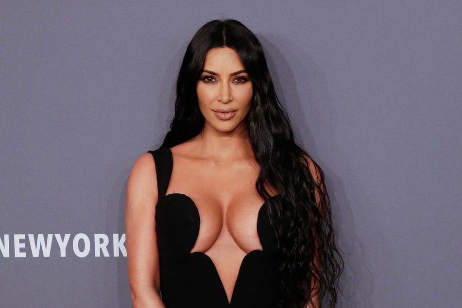 Kim Kardashian on the red carpet at the New York Gala in 2019.