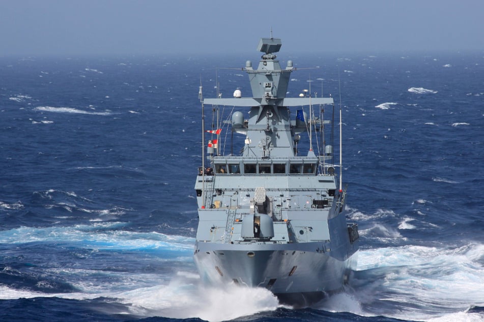 Die Korvette "Ludwigshafen am Rhein" wurde im Oktober 2017 Ziel eines Drohnenangriffs.