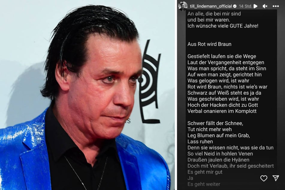 Till Lindemann hat in einem Gedicht zum verbalen Rundumschlag gegen seine Kritiker ausgeholt.