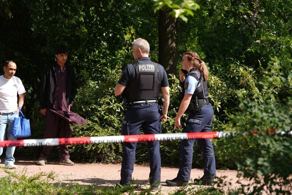 Nach der Messerstecherei nahm die Polizei sofort die Ermittlungen auf.
