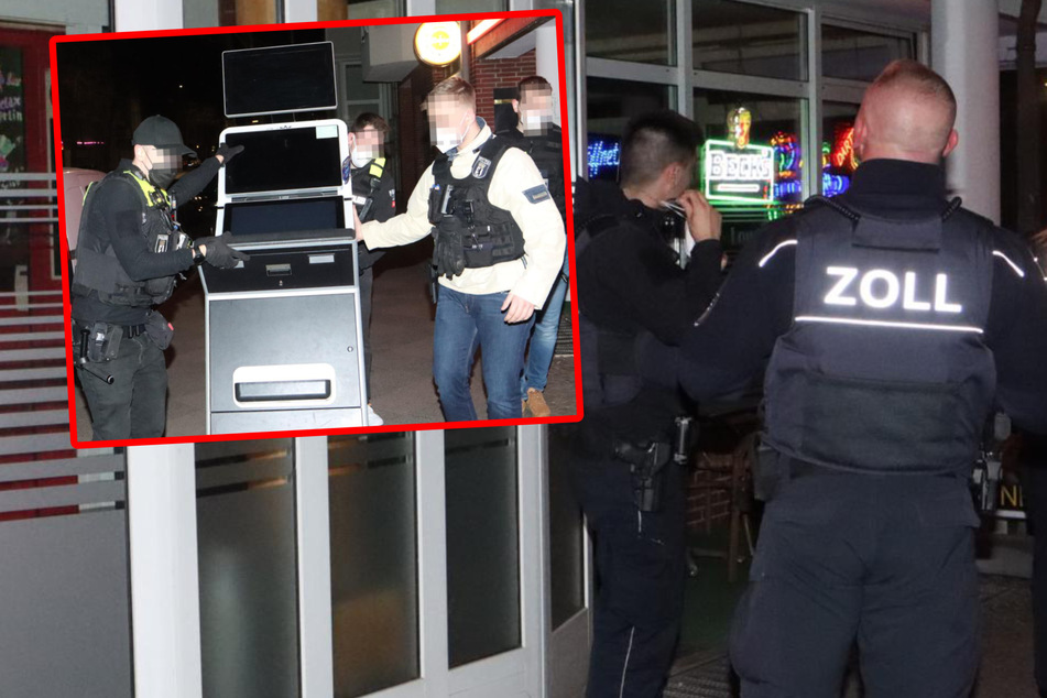 Glücksspiel ade! Polizei sackt bei Razzia etliche Automaten ein