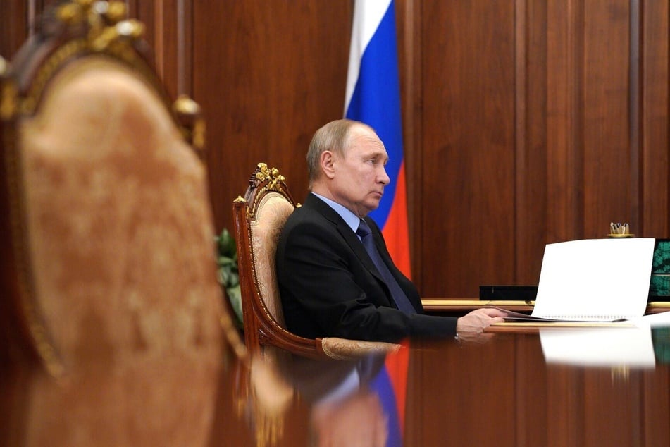 Russian President Vladimir Putin during a meeting with Agriculture Minister Dmitry Patrushev in the Kremlin.