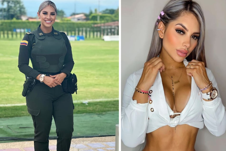 Alexa Narvaez zeigt sich auf Instagram gern in ihrer Uniform, aber auch in anderen sexy Outfits.