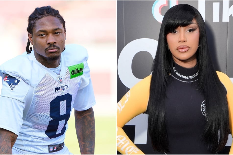 Cardi B reportedly split from Stefon Diggs (l.) a few days before his defeat at the 2026 Super Bowl.