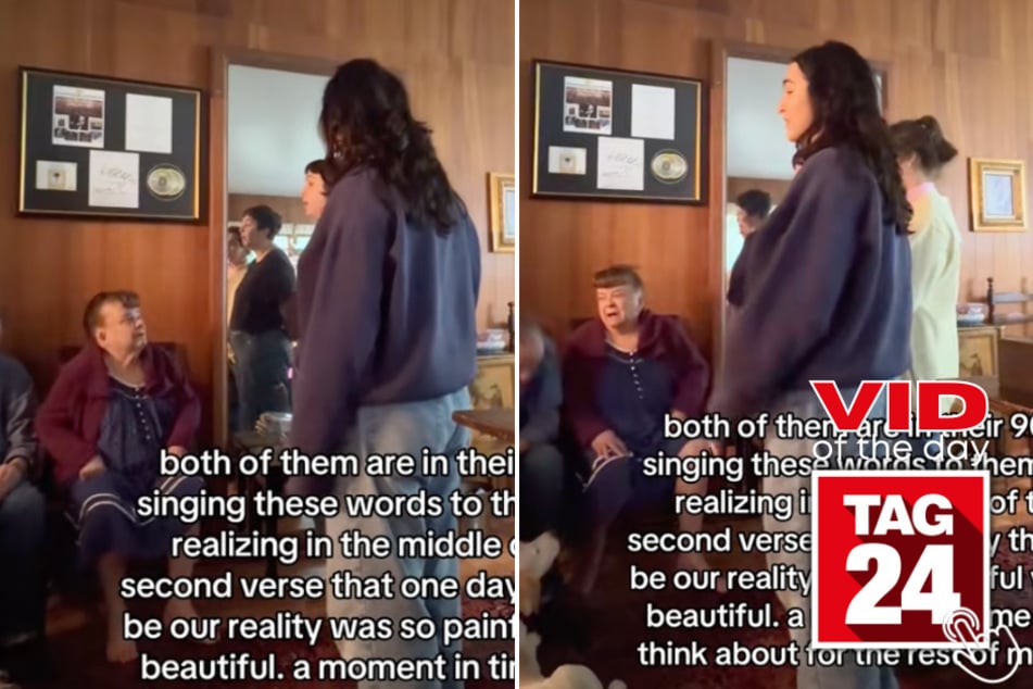 These girls sang For Good from Wicked for their grandparents – and it's the most magical thing you'll see!