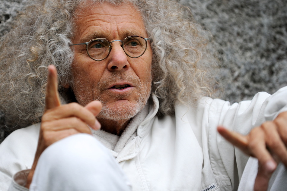 Rainer Langhans (80) bei einem Interview. Der Lustguru hat Prostatakrebs.