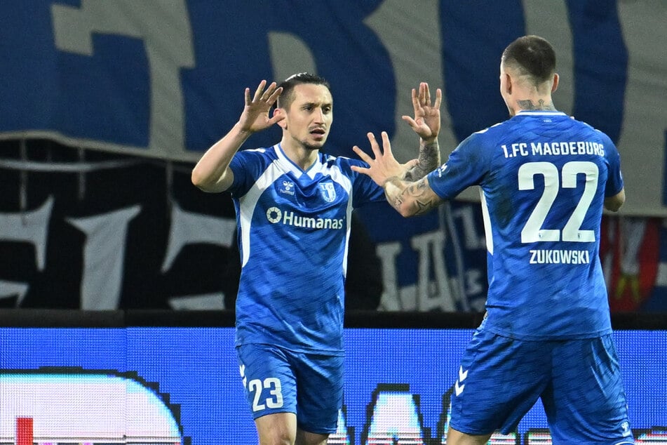 Der FCM in der Bundesliga? Mit einem Duo bestehend aus Baris Atik (l.) und Mateusz Zukowski (24) sicherlich möglich.