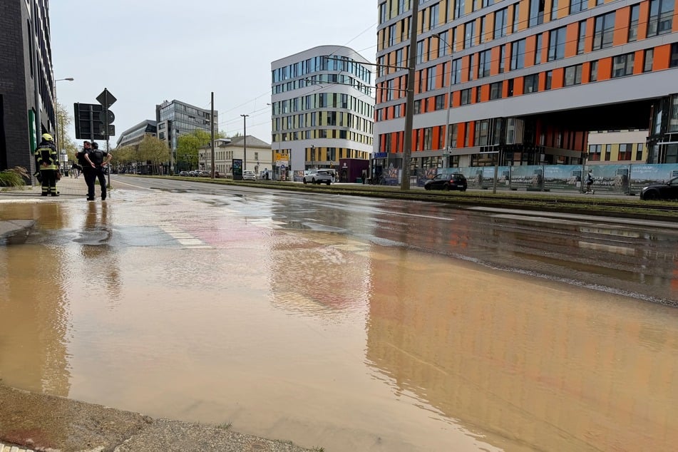 Land unter auf der Prager Straße.