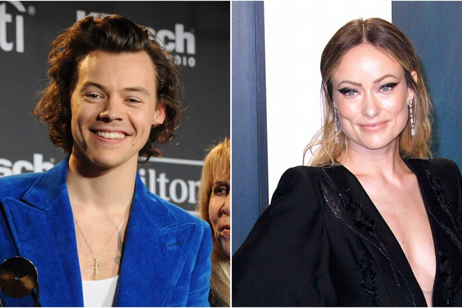 Harry Styles (l) and Olivia Wilde (r) began dating earlier this year after Olivia announced her split from Jason Sudeikis.