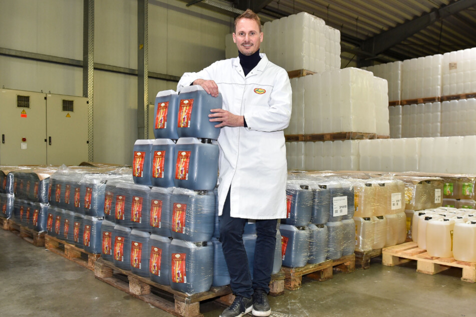 Maximilian Deharde (39), Geschäftsführer der Lausitzer Früchteverarbeitung.