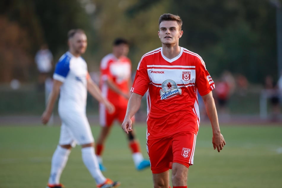 Fabrice Hartmann (23) läuft jetzt im Trikot des Halleschen FC auf und war direkt erfolgreich.