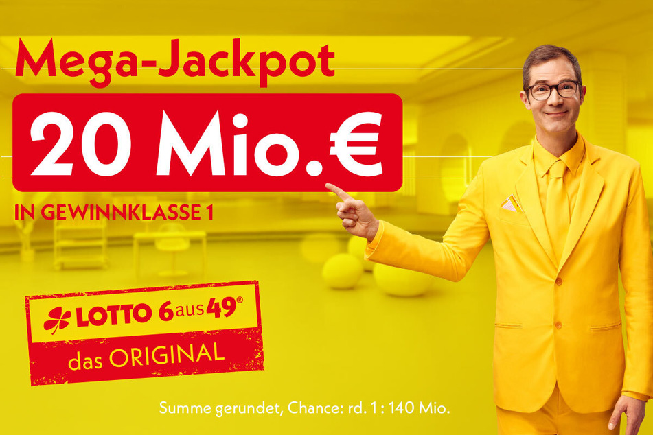 LOTTO 6aus49: Diesen Mittwoch (21.8.) sind rd. 20 Millionen Euro im Jackpot.
