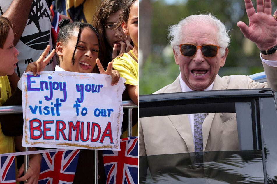 King Charles III received a warm welcome on Friday as he spent the day in the British island territory of Bermuda.