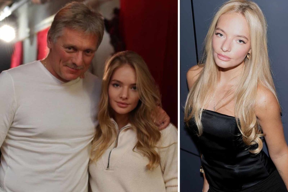 Kreml-Sprecher Dmitri Peskow (55) und seine Tochter Elisaweta (25). Die junge Russin liebt Luxus und zeigt das gerne in den sozialen Medien.