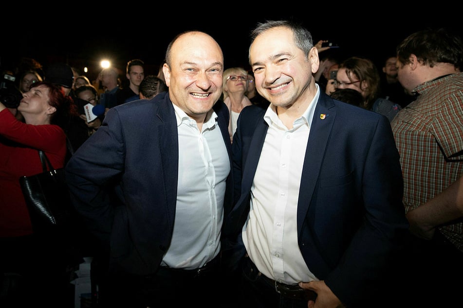 Octavian Ursu (CDU, r.) und Rafal Gronicz.