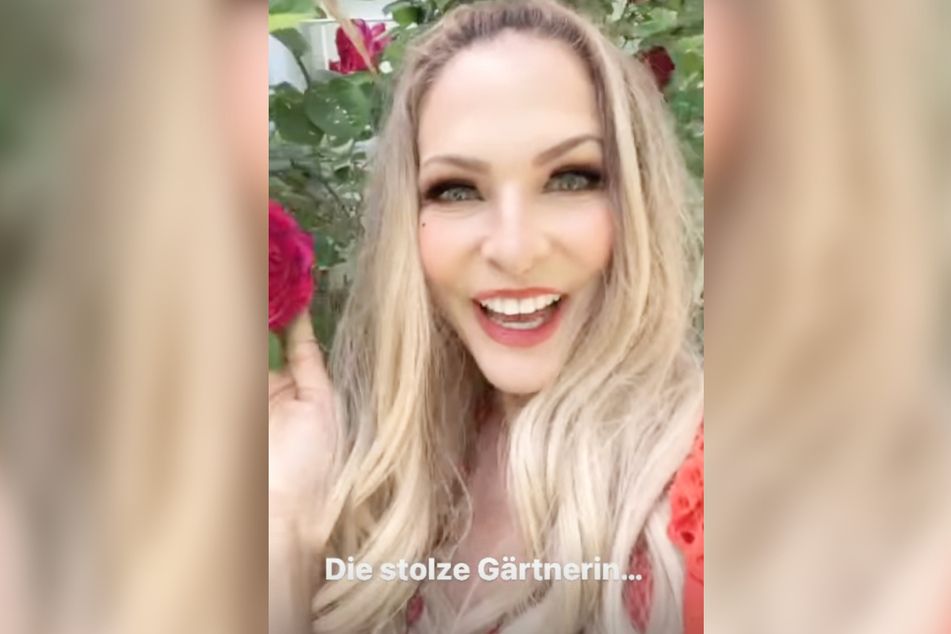 Sonya Kraus (49) präsentierte in einer Instagram-Story voller Stolz die Blumen in ihrem Garten und kam dabei ins Plaudern.