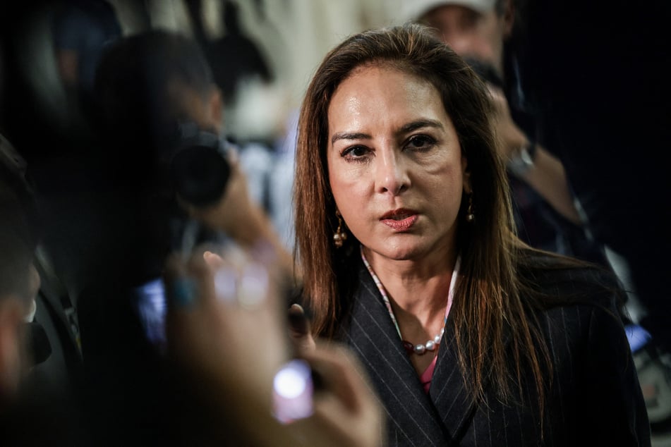 Assistant Attorney General for Civil Rights Harmeet Dhillon speaks to reporters on Capitol Hill on May 29, 2026.