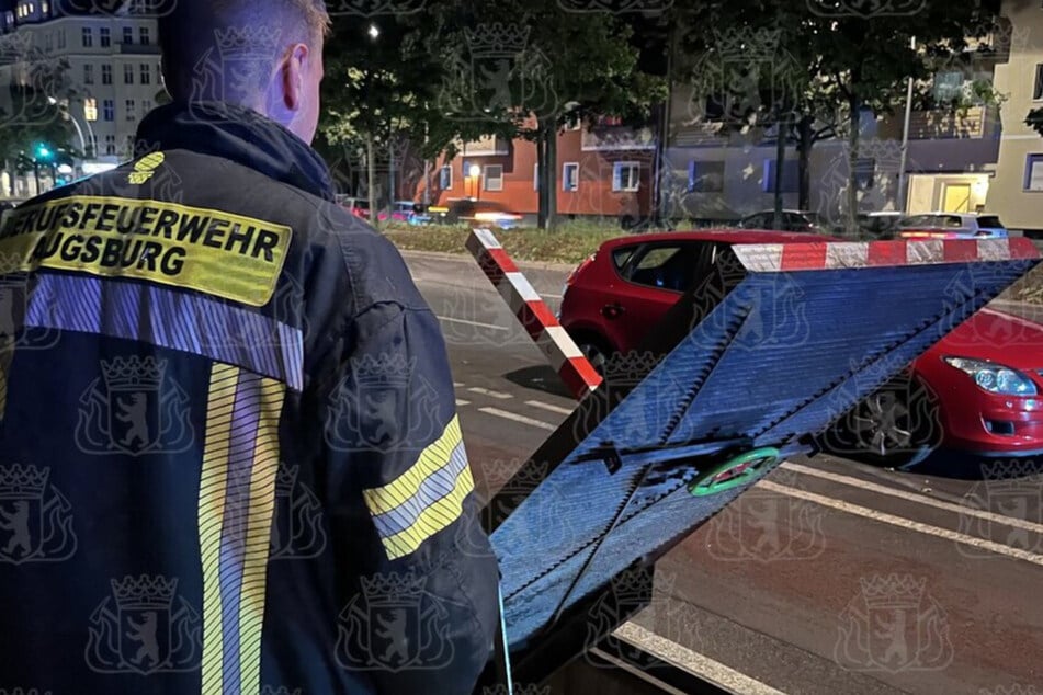 Die Berliner Feuerwehr war am Donnerstag in Wilmersdorf im Einsatz.