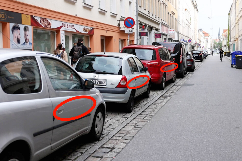 Der 42-Jährige zerkratzte mehrere Fahrzeuge, die unter anderem auf der Alaunstraße geparkt wurden.